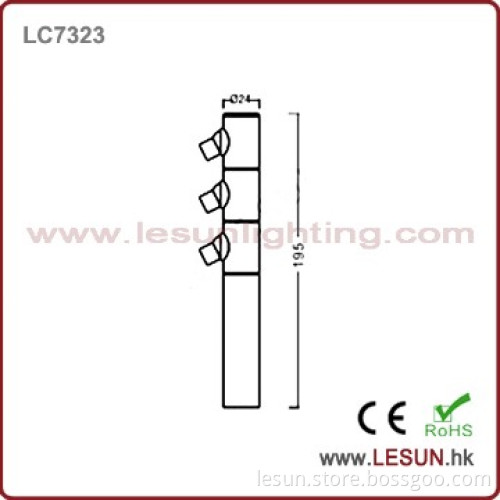 Exquisite appearance 3*1W jewelry  led cabinet lamp LC7323